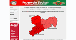 Desktop Screenshot of feuerwehr-sachsen.de