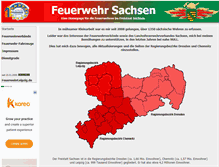 Tablet Screenshot of feuerwehr-sachsen.de